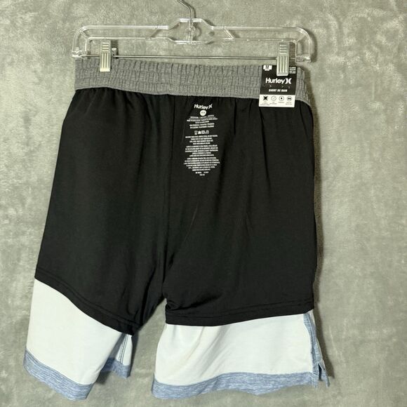 NWT Hurley Swim Shorts Mens Medium Blue Gray Epic Ombre Volley Water Repellent - Picture 8 of 8